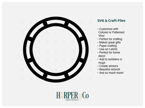 Cinco de Mayo Flower Outline 2 SVG PNG Cut EPS File SVG HarperNCo 