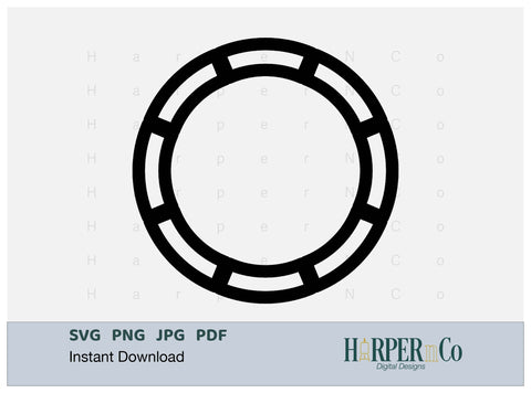 Cinco de Mayo Flower Outline 2 SVG PNG Cut EPS File SVG HarperNCo 