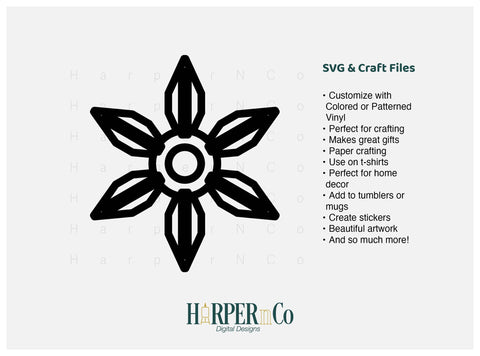Cinco de Mayo Flower Outline 28 SVG PNG Cut EPS SVG HarperNCo 