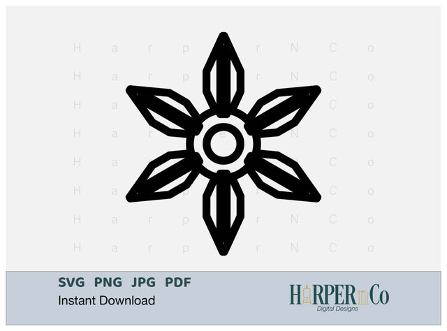 Cinco de Mayo Flower Outline 28 SVG PNG Cut EPS SVG HarperNCo 