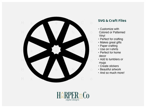 Cinco de Mayo Flower Outline 3 SVG PNG Cut EPS File SVG HarperNCo 