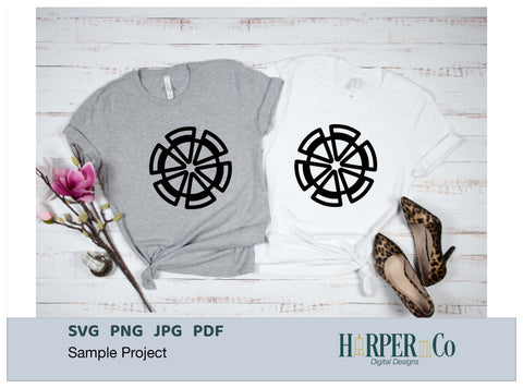 Cinco de Mayo Flower Outline 7 SVG PNG Cut EPS File SVG HarperNCo 