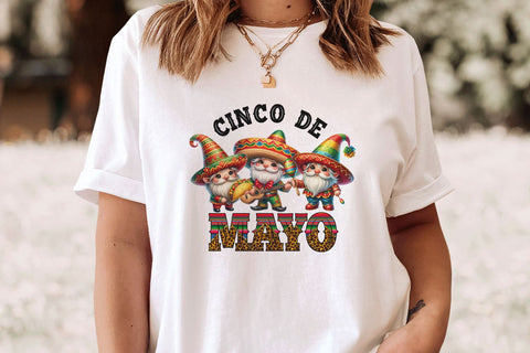Cinco De Mayo PNG - Cute Mexican Gnome Sublimation Design SVG BijouBay 