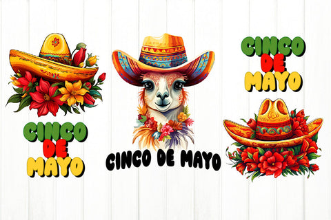 Cinco De Mayo Sublimation Bundle. Dish Towel PNG Sublimation Olga Terlyanskaya 