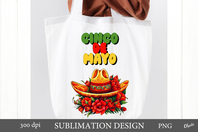 Cinco De Mayo Sublimation PNG. Mexican Sombrаero Clipart PNG Sublimation Olga Terlyanskaya 