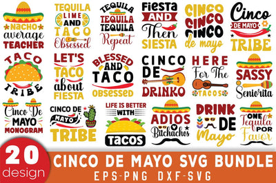 Cinco de Mayo SVG Bundle SVG Angelina750 
