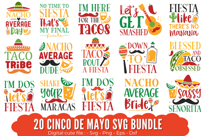 Cinco de Mayo SVG Bundle SVG Regulrcrative 