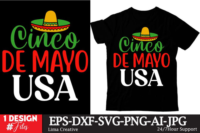 Cinco De Mayo USA SVG Cut File SVG Insomnia Std 