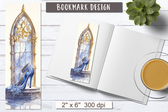 Cinderella fairy tale bookmark sublimation | Girls bookmark Sublimation Olga Boat Design 