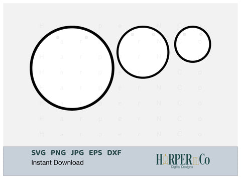 Circle Banner SVG PNG Cut EPS File SVG HarperNCo 