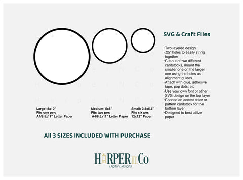 Circle Banner SVG PNG Cut EPS File SVG HarperNCo 