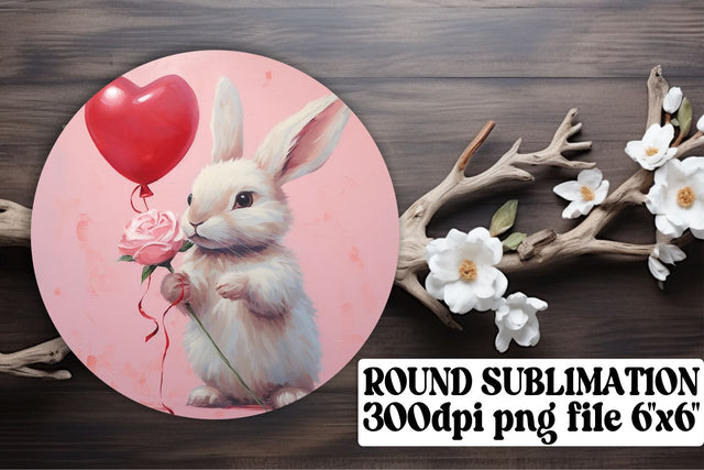 Circle Creations with Heart Balloon Animals Sublimation afrosvg 