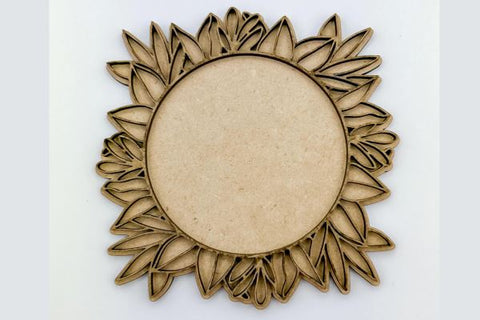 Circle Monogram Layered Sign Bundle Laser SVG File SVG Crafting With Brenna 