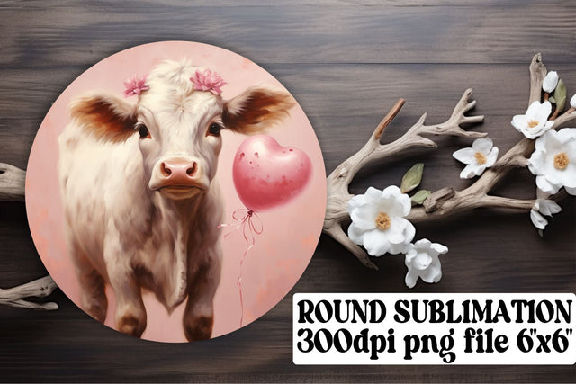 Circle of Love with Animal Balloons: Sublimation Set Sublimation afrosvg 