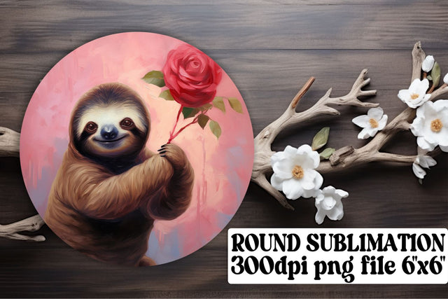 Circle Sublimation Bliss: Animal Balloon Delights Sublimation afrosvg 