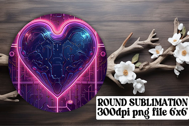 Circular Car Coasters - Heartwarming Sublimation Bliss Sublimation afrosvg 