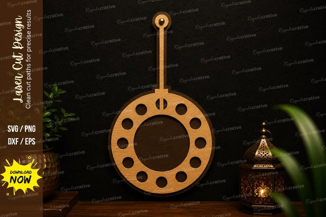 Circular Hanging Ornament Laser Cut SVG SVG Regulrcrative 