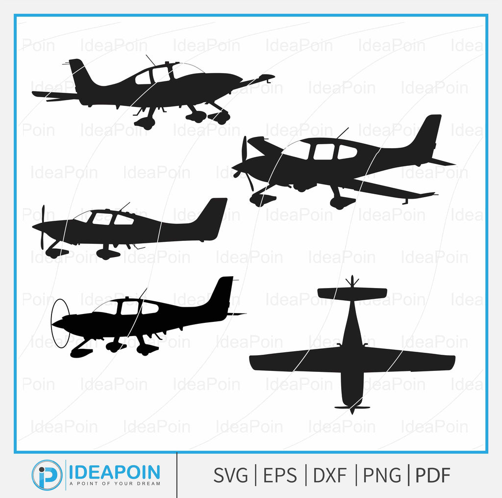 Cirrus SR-22 svg, Airplane svg, Cirrus SR-22 bundle, SR-22, Cirrus SR ...
