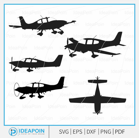 Cirrus SR-22 svg, Airplane svg, Cirrus SR-22 bundle, SR-22, Cirrus SR 20 airplane vector, Gifts for Pilots svg SVG Dinvect 