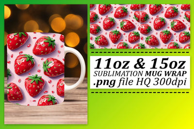 Citrus Celebration Mug Art: Playful Fruit Patterns Sublimation afrosvg 