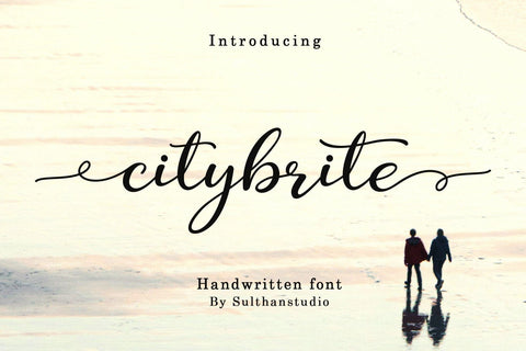 City brite Font Sulthan studio 