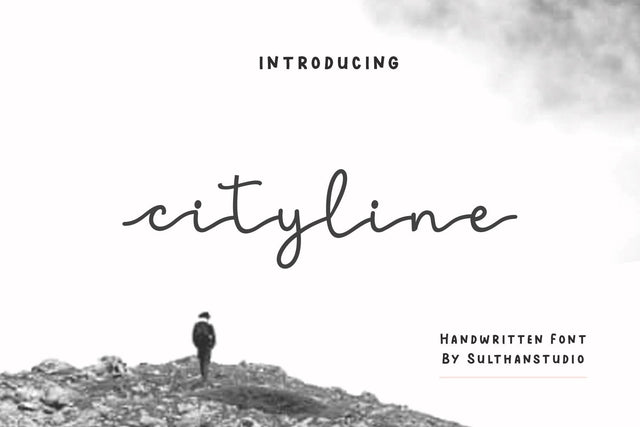 City line Font Sulthan studio 