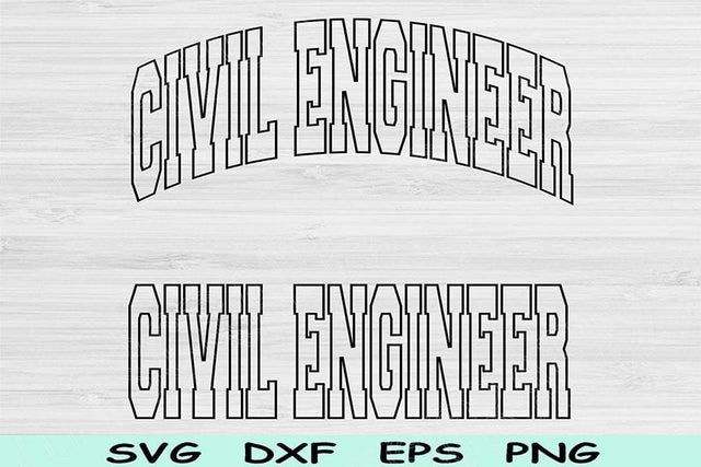 Civil Engineer Svg Dxf Cut Files, Civil Engineer Png, Civil Engineering Svg Files For Cricut, Engineer Shirt Svg Sublimation Digital Designs SVG TiffsCraftyCreations 