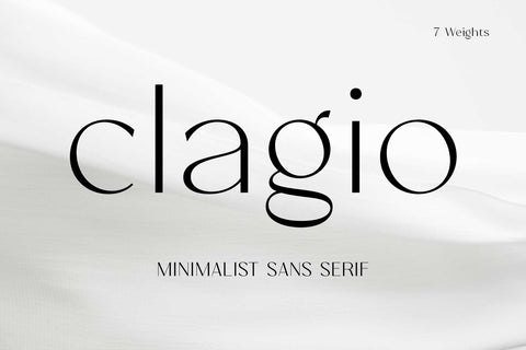Clagio – Modern Sans Familiy Font Arterfak Project 