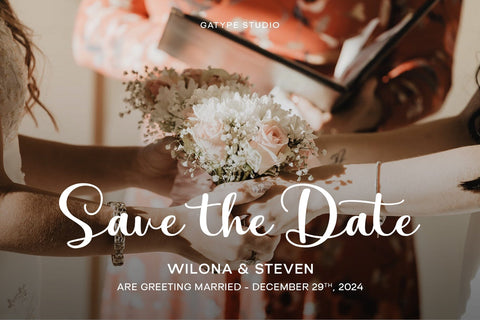 Clamaty script Font gatype 