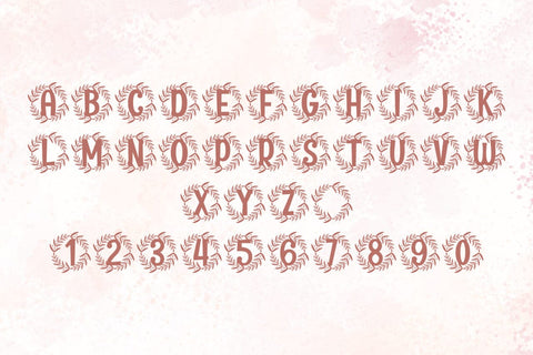 Clarest Monogram Font Font Dm Letter Studio 