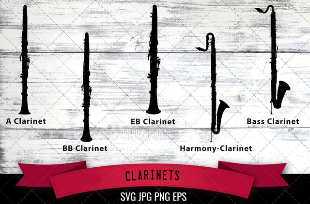 Clarinet SVG, Musical Instrument SVG SVG Loveleen Kaur 