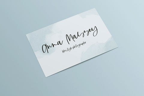 Clarke Script Font Beck McCormick 