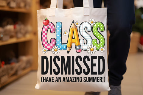 Class Dismissed PNG, End of School Png Sublimation designartist 