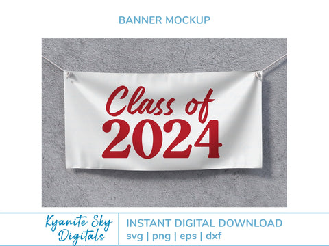 Class of 2024 High School College Graduation SVG Kyanite Sky Digitals 
