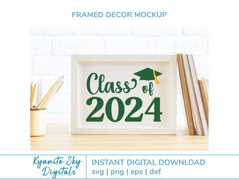 Class of 2024 High School College Graduation SVG Kyanite Sky Digitals 