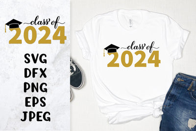 Class of 2024 SVG. Graduation party decorations SVG LaBelezoka 