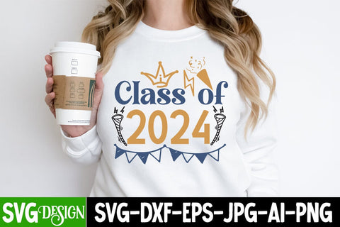 Class of 2024 T-Shirt Design, Class of 2024 SVG Cut File, Class of 2024 Quotes, New Year 2024 SVG Cut File, 2024 New Year SVG bundle,New Year SVG Design 2024 SVG BlackCatsMedia 