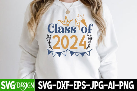 Class of 2024 T-Shirt Design, Class of 2024 SVG Cut File, Class of 2024 Quotes, New Year 2024 SVG Cut File, 2024 New Year SVG bundle,New Year SVG Design 2024 SVG BlackCatsMedia 