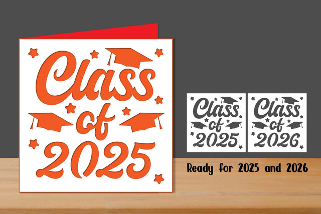 Class of 2025 Card, Grad 2025 SVG zafrans studio 