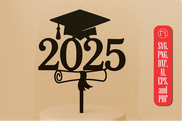 Class of 2025 Graduation Cake Topper SVG SVG MD JOYNAL ABDIN 