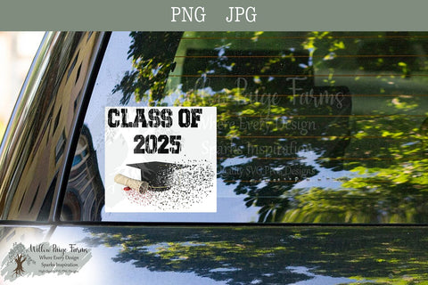 Class of 2025 Graduation Cap PNG JPG | PNG and Sublimation file Sublimation Willow Paige Farms 