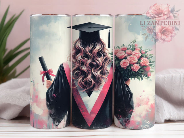 Class of 2025 Graduation Gift Wrap, Class Of 2025 Tumbler, Graduate Tumbler Design, 20oz Graduation Wrap, Senior Girl Sublimation, Grad Gift Tumbler, Cap And Gown Cup Sublimation Li Zamperini 