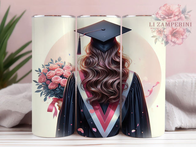 Class of 2025 Graduation Gift Wrap, Class Of 2025 Tumbler, Graduate Tumbler Design, 20oz Graduation Wrap, Senior Girl Sublimation, Grad Gift Tumbler, Cap And Gown Cup Sublimation Li Zamperini 