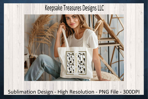 Class Of 2025 Graduation T-Shirt Design, Sublimation PNG, Black and Gold Brushstrokes, Digital Download, PNG Printable Sublimation Keepsake Treasures Designs LLC. 