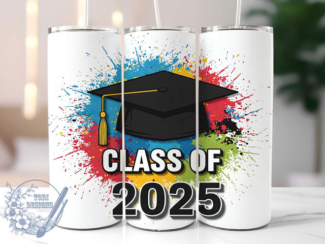 Class of 2025 Graduation Tumbler Wrap, Graduation Tumbler Wrap, Senior 2025 Sublimation, 20oz Graduation Wrap, Grad Gift Tumbler Design, High School Grad Tumbler, 2025 Graduate Wrap Sublimation ToriDesigns 