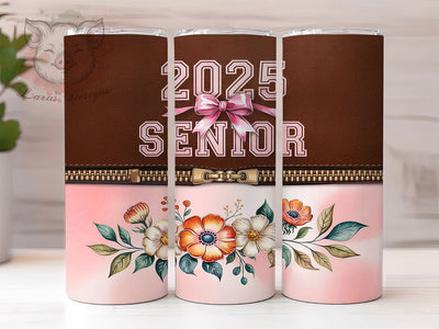 Class of 2025 Pink Coquette Senior Graduation Tumbler, Pink Coquette Tumbler, Graduation Tumbler Design, Coquette Aesthetic Wrap, Class Of 2025 Gift, 20oz Senior Tumbler Sublimation Lara' s Designs 