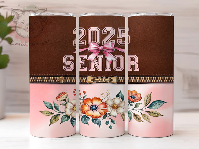 Class of 2025 Pink Coquette Senior Graduation Tumbler, Pink Coquette Tumbler, Graduation Tumbler Design, Coquette Aesthetic Wrap, Class Of 2025 Gift, 20oz Senior Tumbler Sublimation Lara' s Designs 