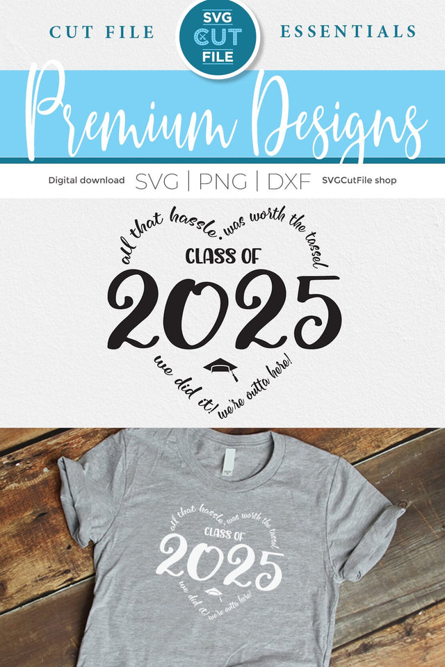 Class of 2025 svg, cute 2025 grad svg, 2025 graduation svg SVG SVG Cut File 