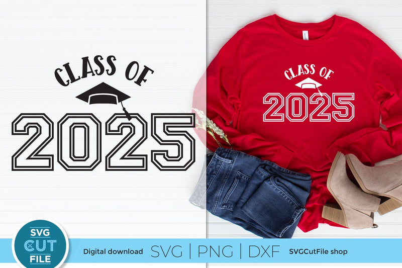 Class of 2025 svg, cute 2025 grad svg, 2025 graduation svg SVG SVG Cut File 