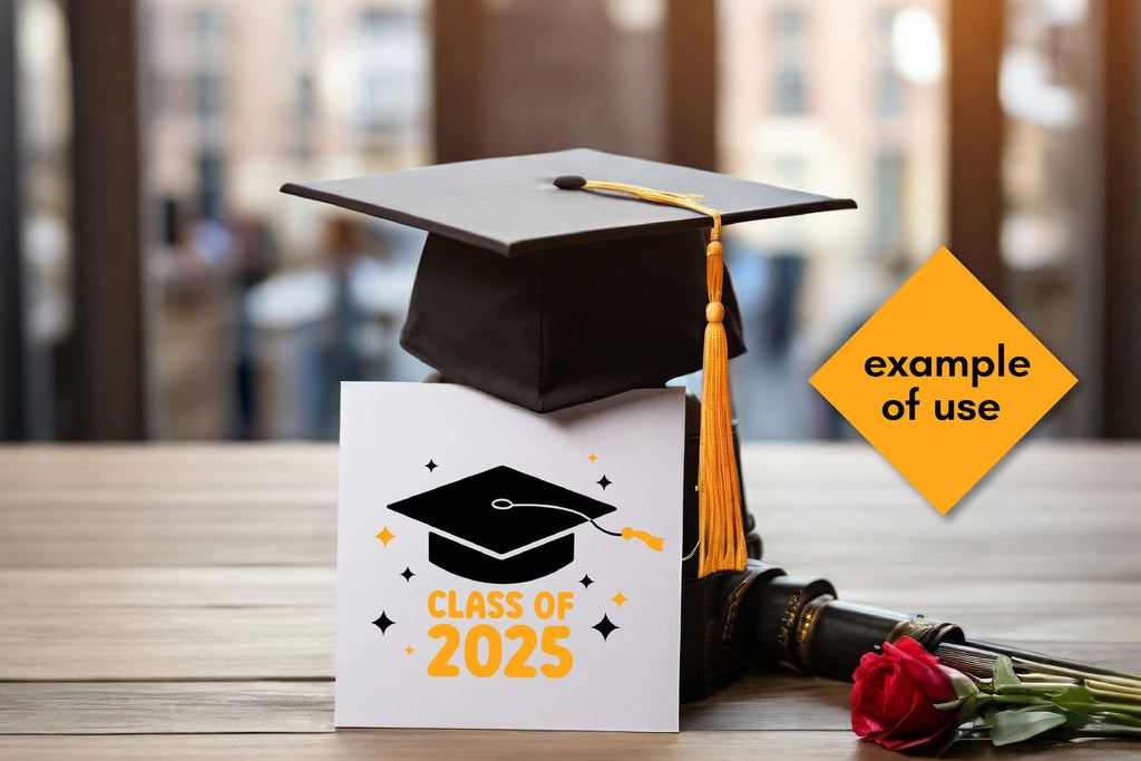 Class of 2025 SVG | Graduation 25 PNG Sublimation Academic Cap ...